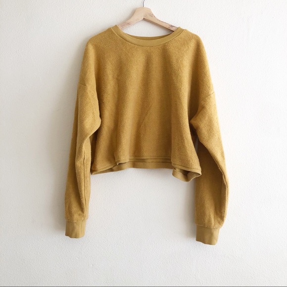 Selva Negra Tops - Selva Negra Santi crop terry cotton sweatshirt
